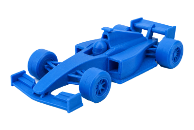auto de carrera impreso 3d